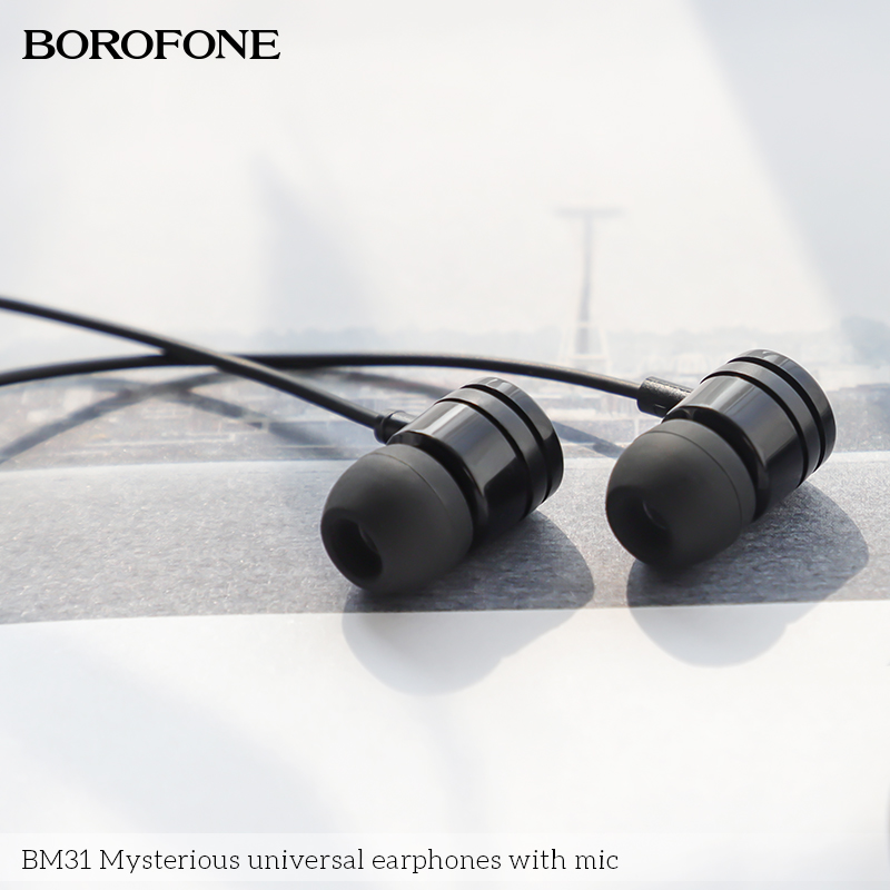 BOROFONE BM31 Mysterious wired earphones with mic NZ 5